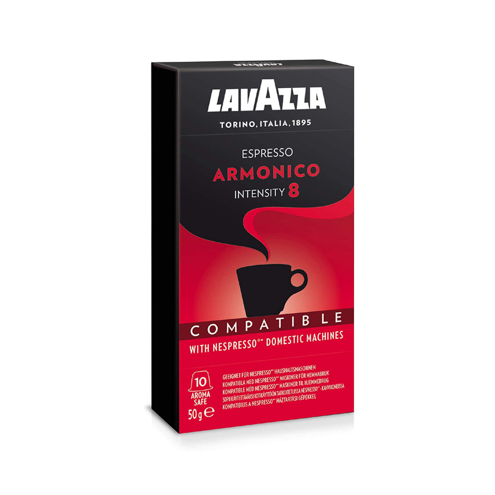Lavazza Nespresso Compatible Espresso 8 Armonico - 10 Capsules