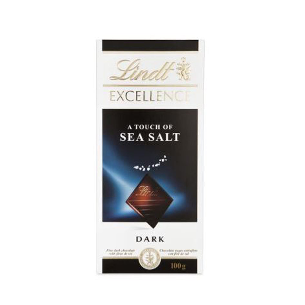 Lindt Excellence Dark Chocolate & Sea Salt -100g