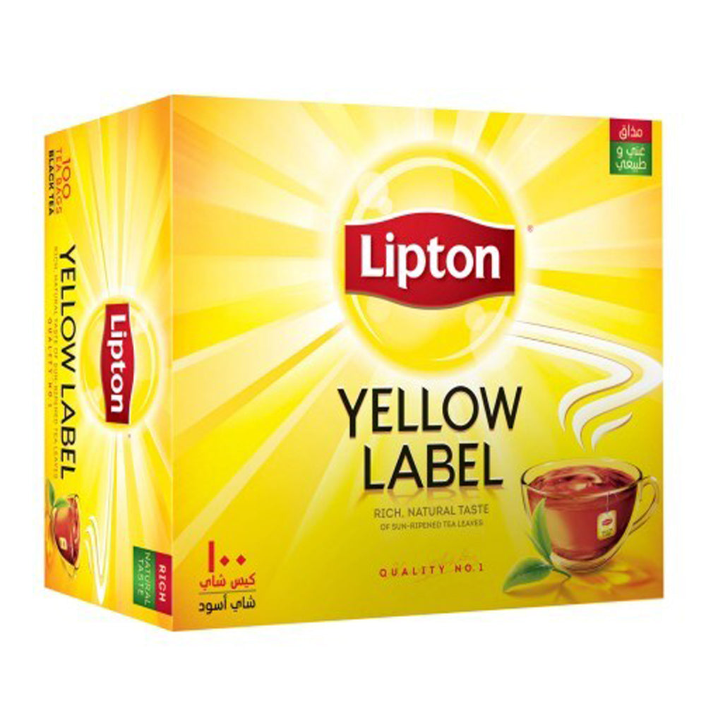 Lipton - Black - Yellow Label - 100 Tea Bags