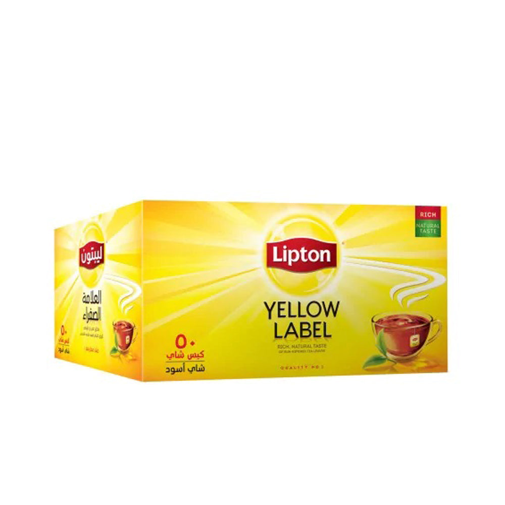 Lipton - Black - Yellow Label - 50 Tea Bags