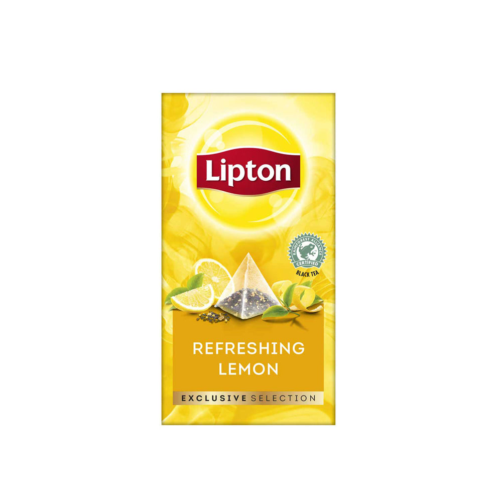 Lipton - Exclusive Selection - Refreshing Lemon - 25 Pyramid Tea Bags