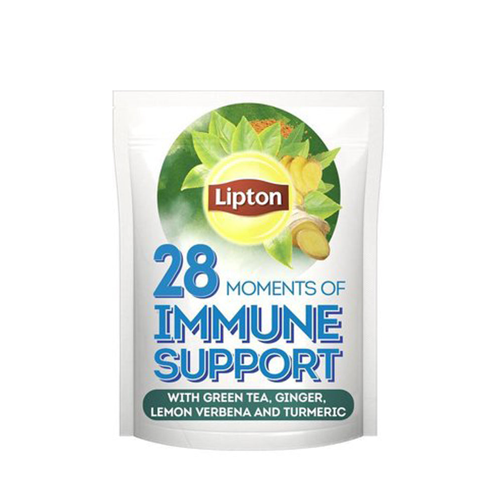 Lipton - Moments of Immune Support - Green Tea& Ginger - 28 sachets