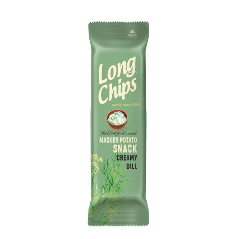Long Chips - Mashed Potato Snack - Creamy Dill - 75g