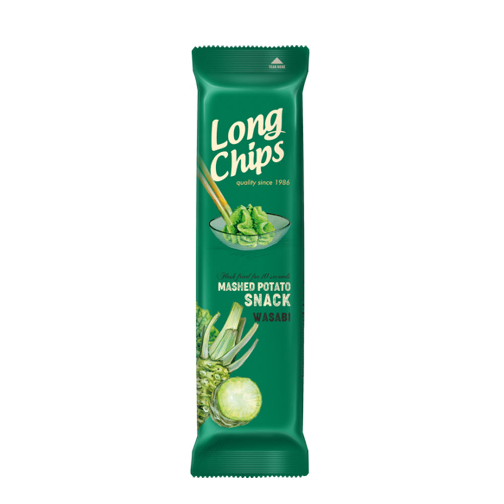 Long Chips - Mashed Potato Snack - Wasabi - 75g