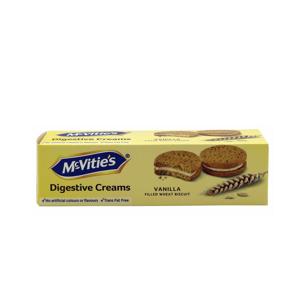 Mcvities - Digestive Creams - Vanilla Filled Wheat Biscuit - 100g
