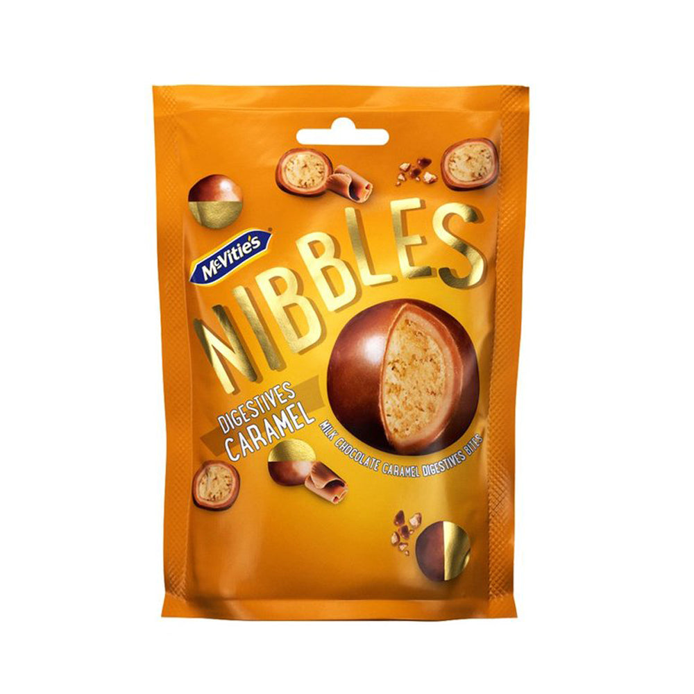 Mcvities Digestives - Nibbles Milk Chocolate Caramel - 110g