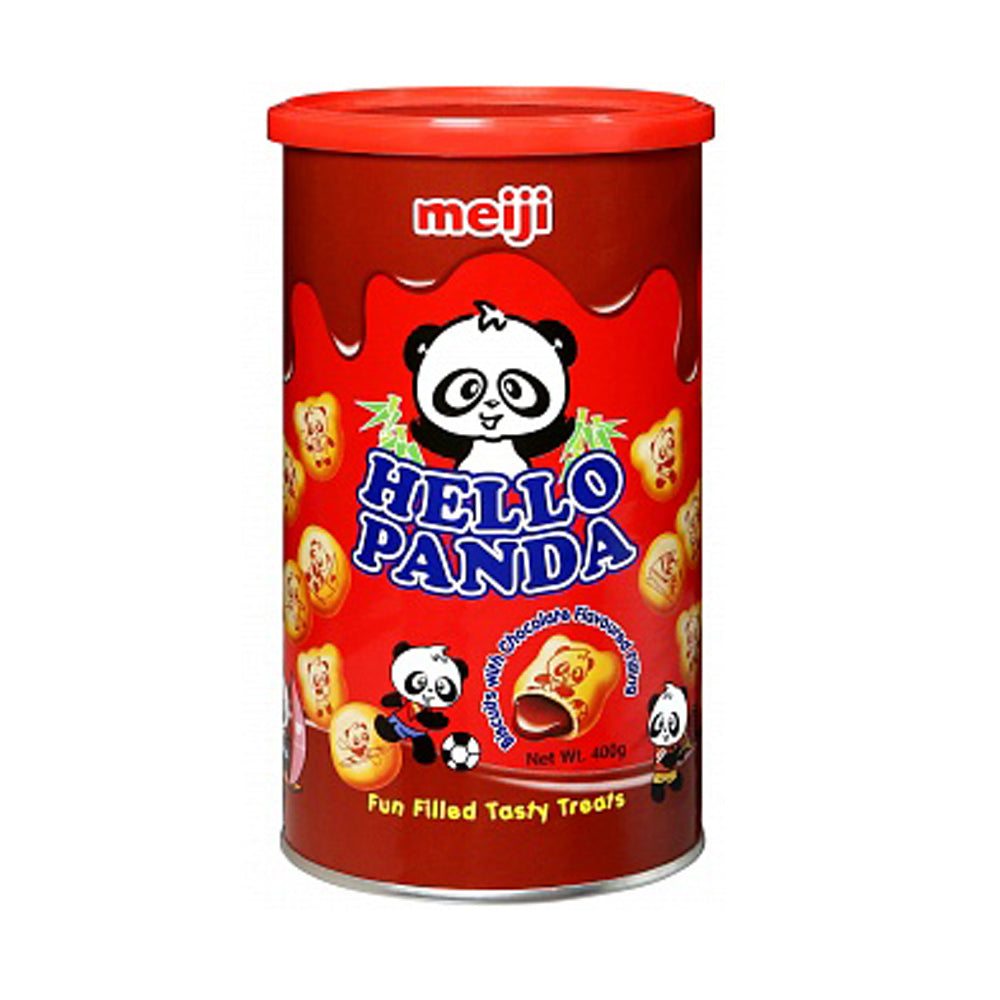 Meiji - Hello Panda Biscuits Chocolate Can - 400g