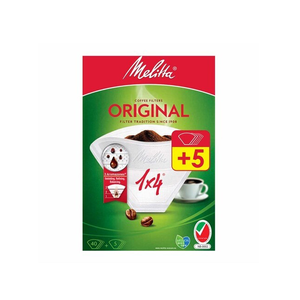Melitta - 1x4 Coffee Filter Papers - 40 servings