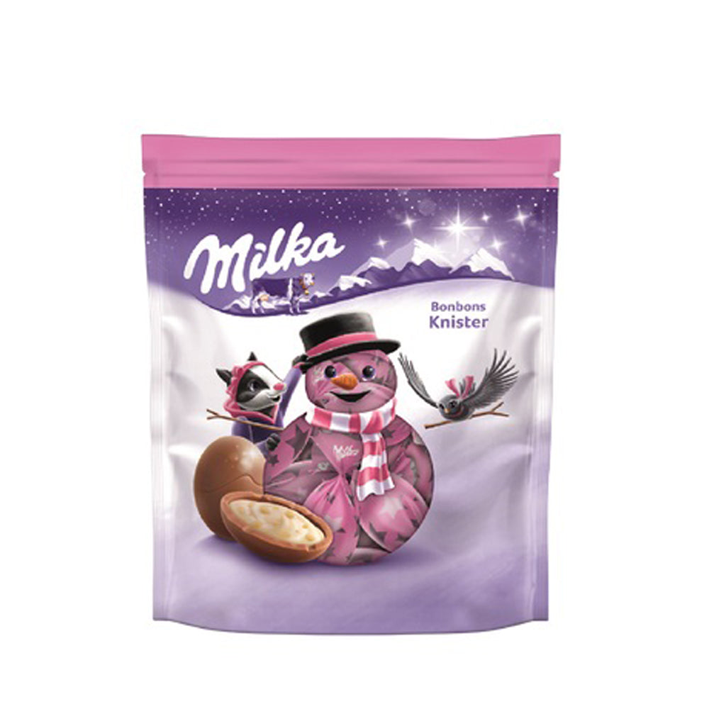 Milka - Bonbons Knister - Crackle Filled Chocolate Balls - 86g