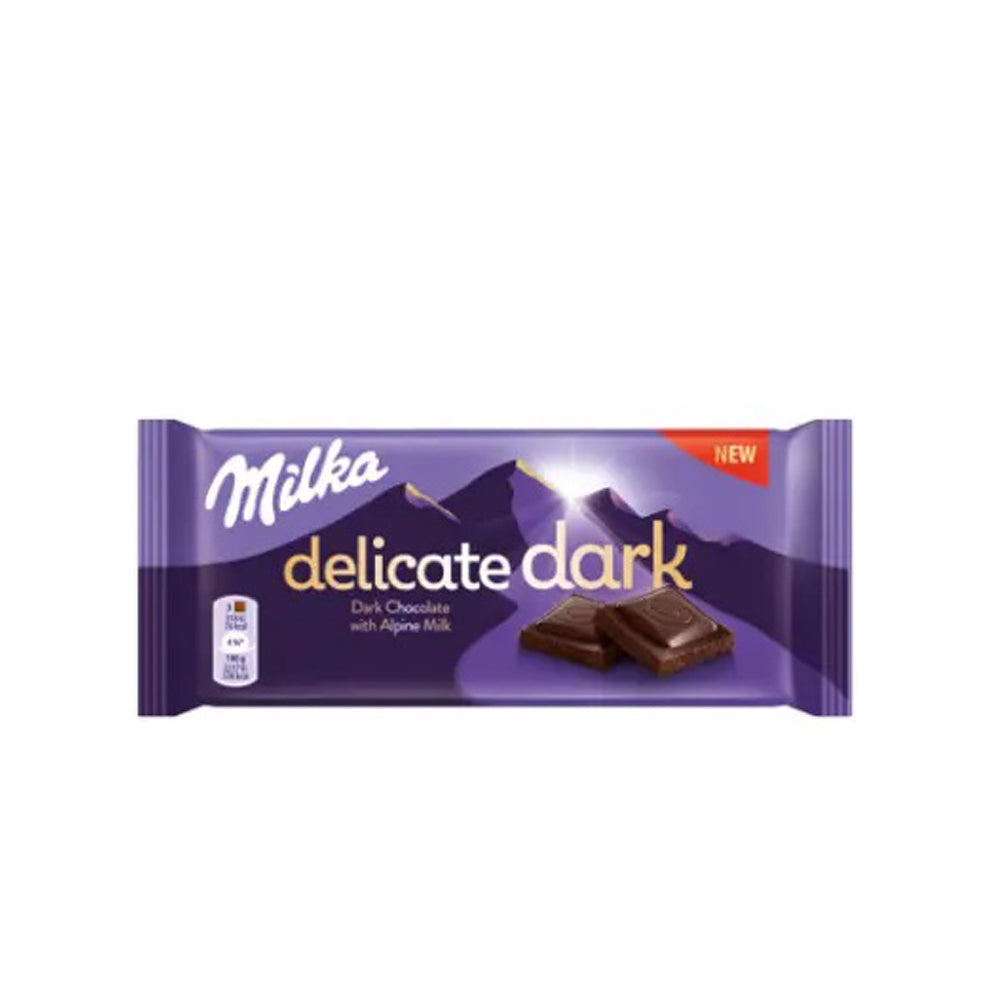 Milka - Delicate Dark Chocolate with Alpine Milk - 85g