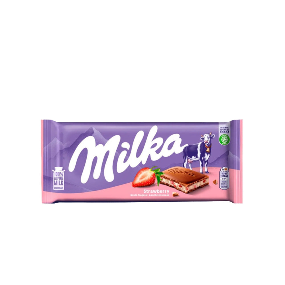 Milka - Strawberry  - 100g
