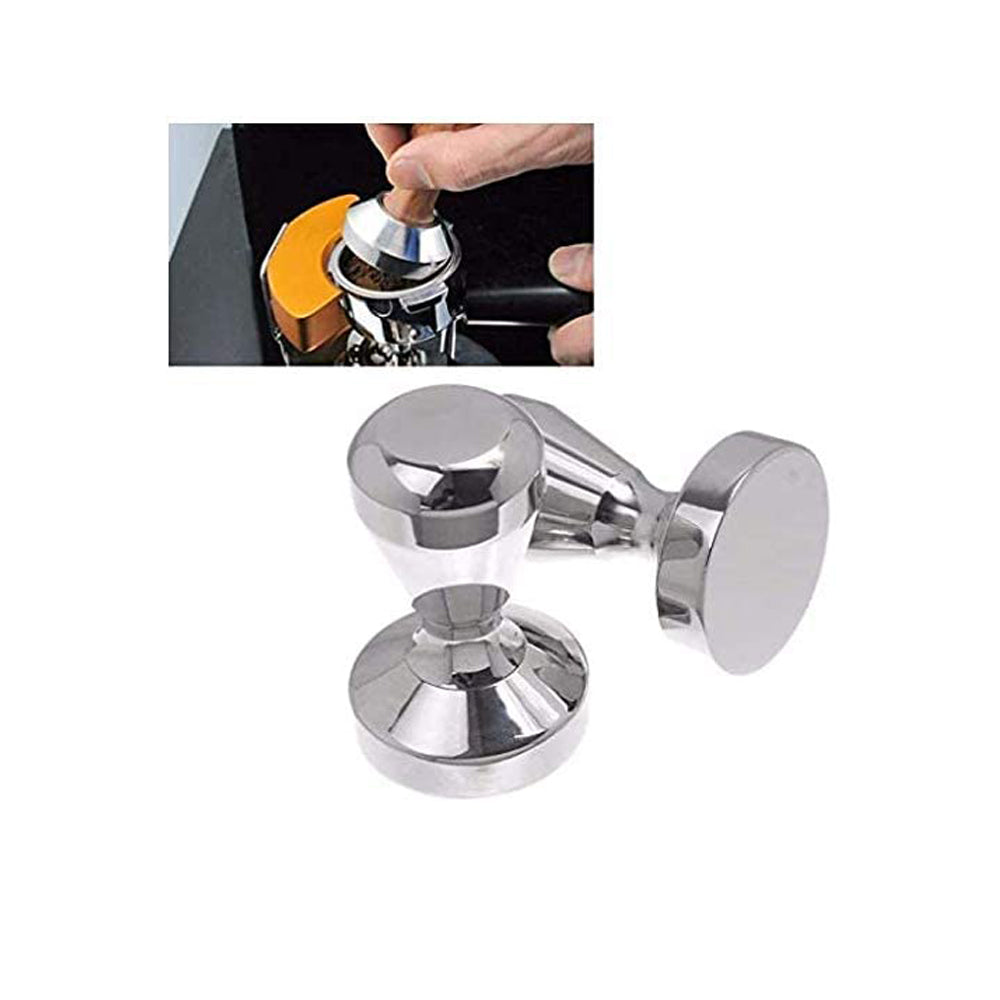 Coffee Tamper for Espresso Coffee Machines 51 mm - Silver