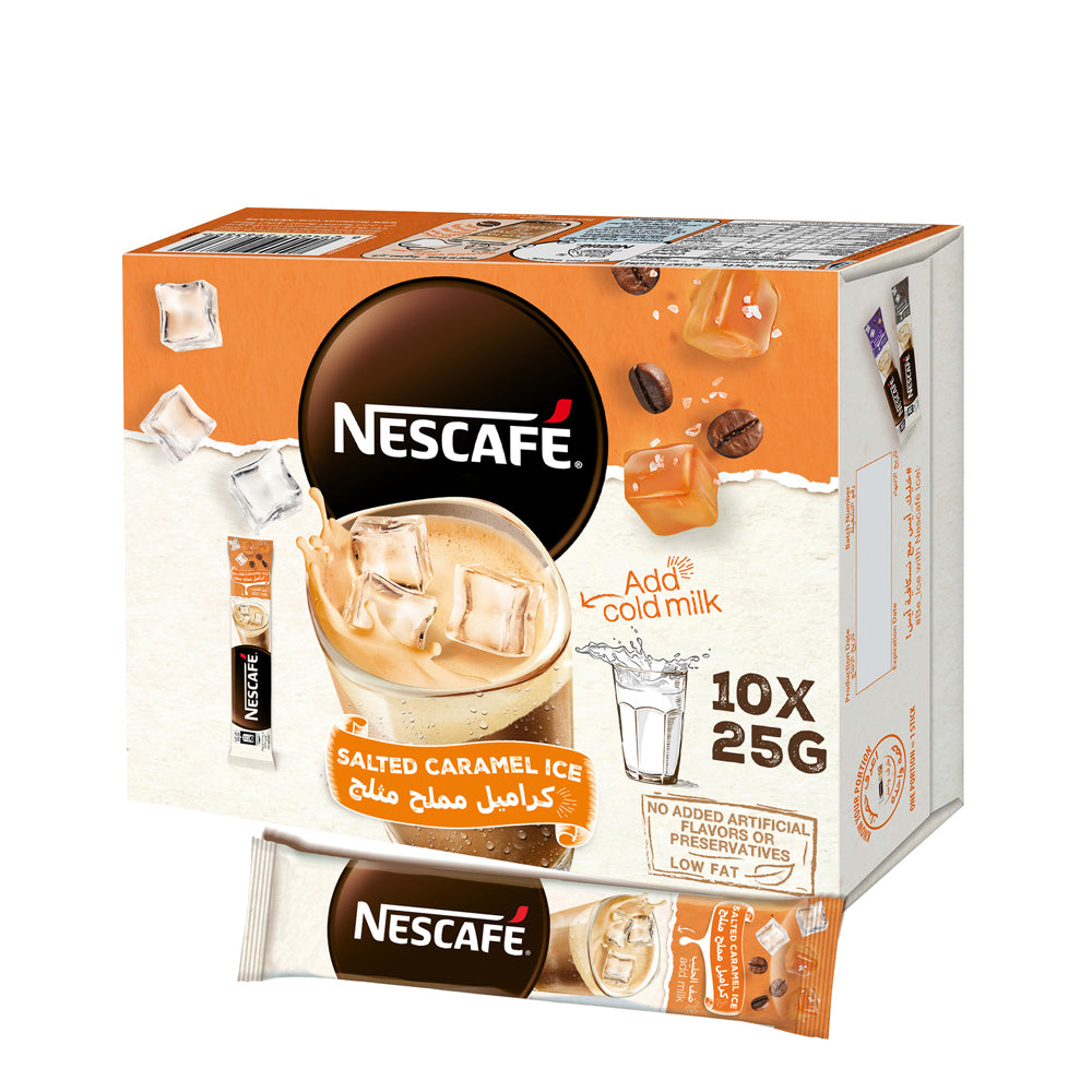 Nescafe - Instant Coffee - Salted Caramel Ice - 10 cups