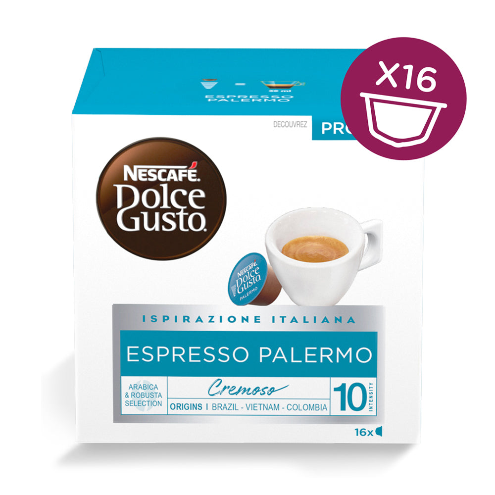 Nescafe Dolce Gusto Palermo Espresso Pods - 16 Capsules