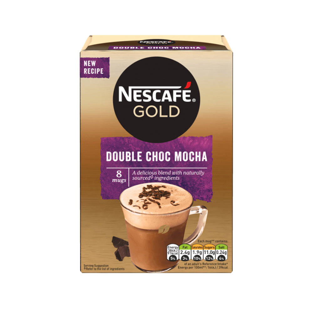Nescafe Gold Imported Double Choco Mocha Sachets - 8 sachets