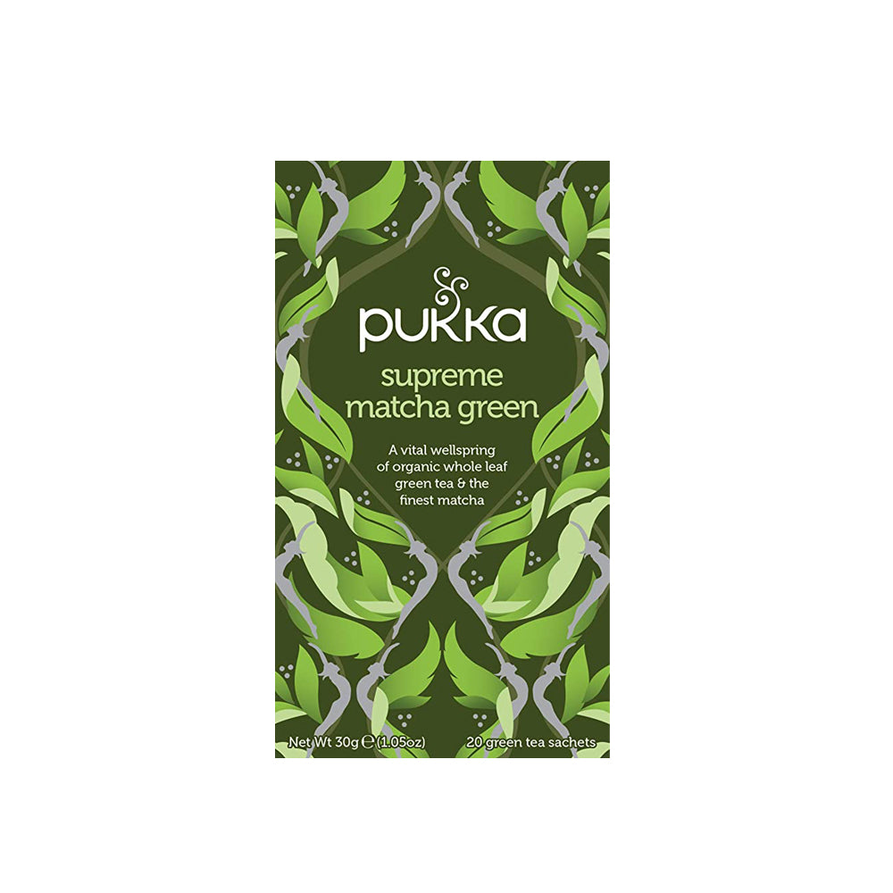 Pukka Supreme Matcha Organic Herbal Green Tea with Sencha - 20 tb