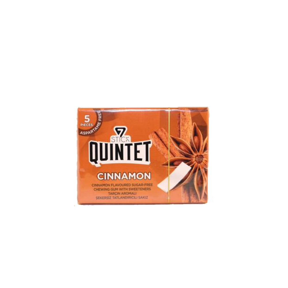 Quintet - Cinnamon Flavored Bubble gum - 5 pieces