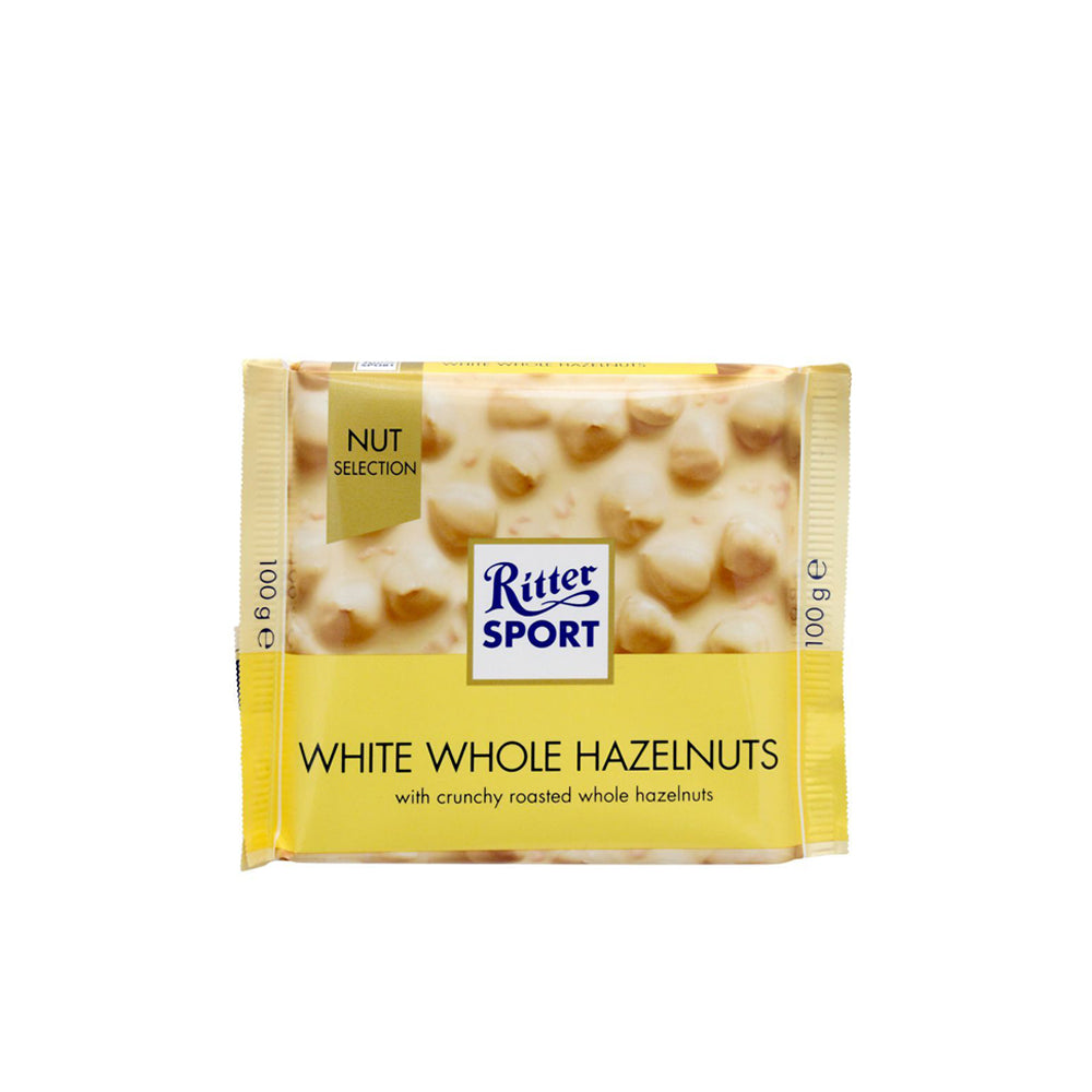 Ritter Sport - 100 gm - White Whole Hazelnut - Nut Selection