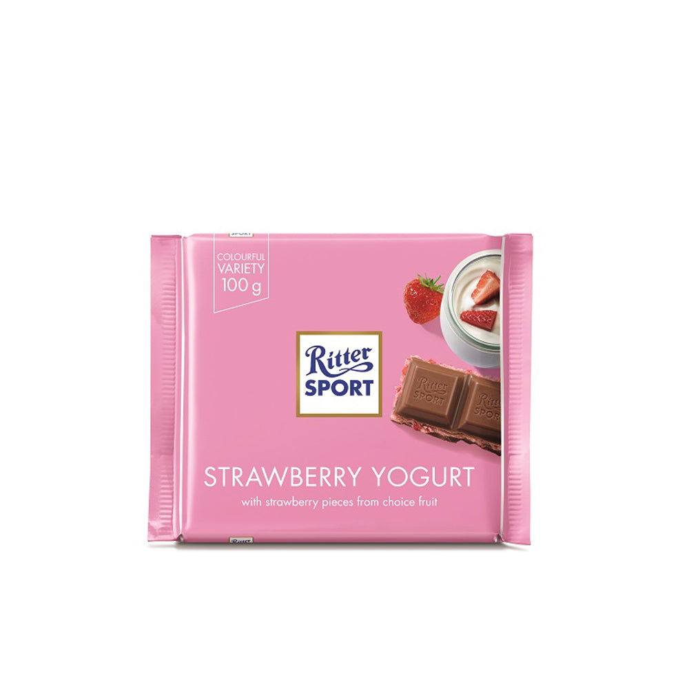 Ritter Sport - Strawberry Yogurt Chocolate - 100g