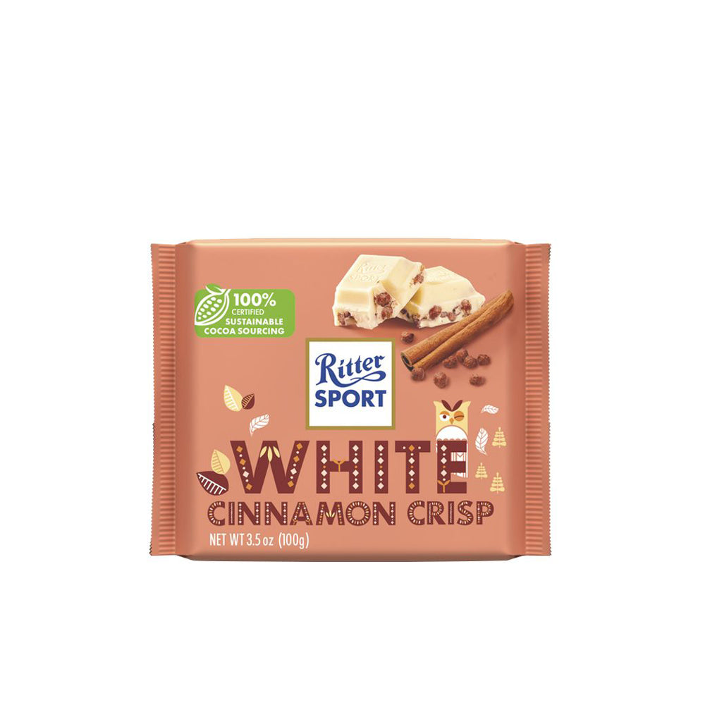 Ritter Sport - White Cinnamon Crisp - 100g