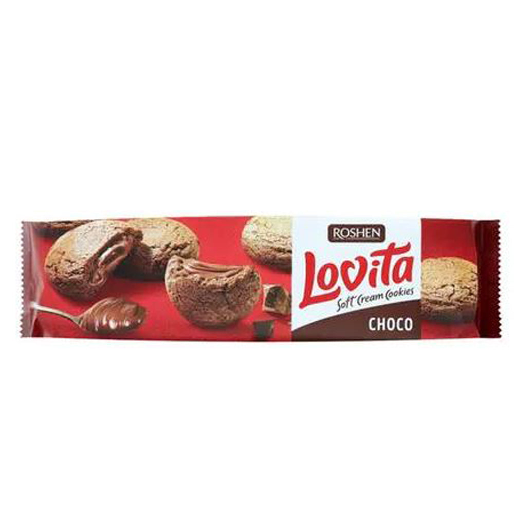 Roshen - Lovita - Soft Cocoa - Cream Cookies - 127g