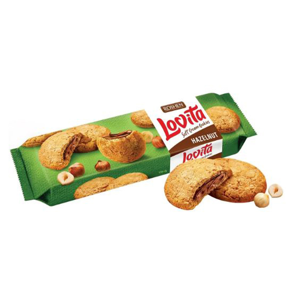 Roshen - Lovita - Soft Hazelnut Cream Cookies - 127g