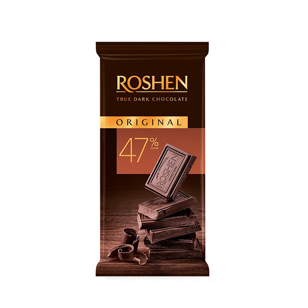 Roshen Dark Chocolate - 47% - 85g