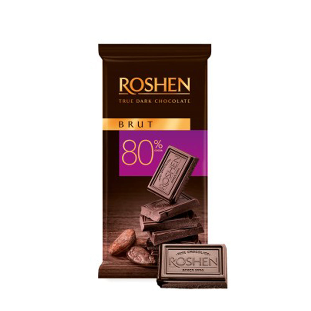 Roshen Dark Chocolate - 80% - 85g