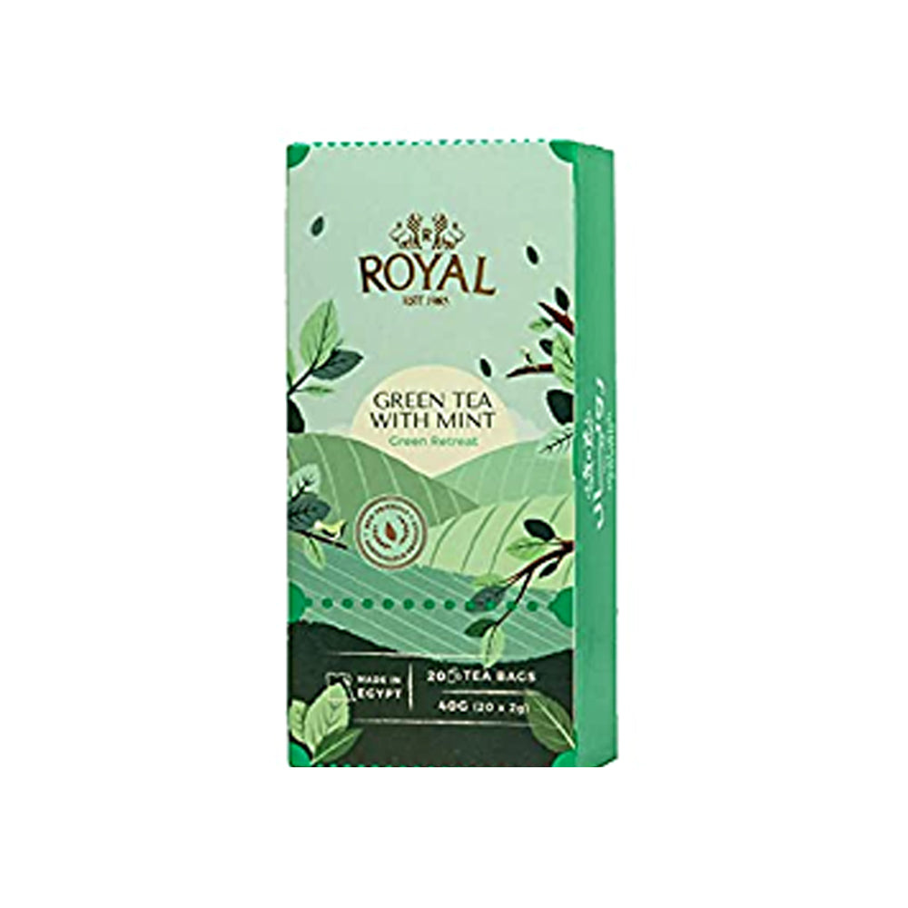 Royal - Green Tea with Mint - 25 tb