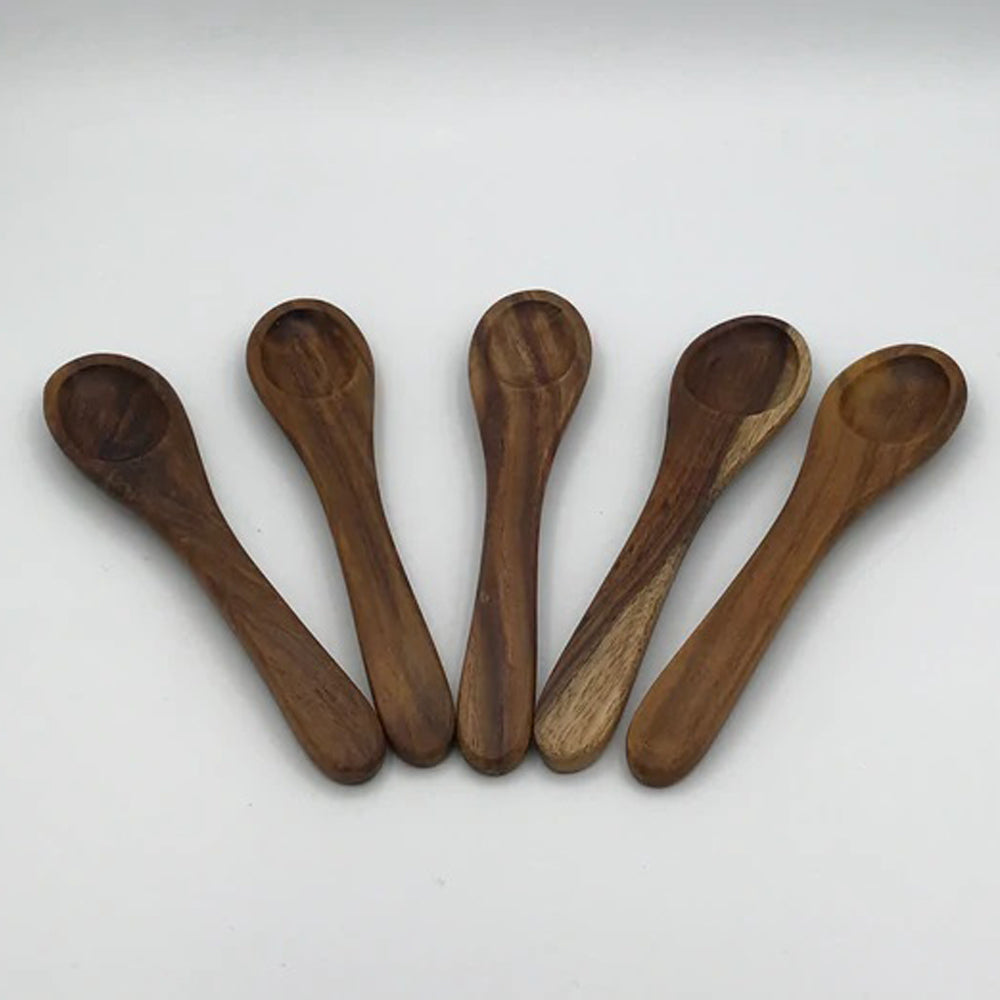 SM Design - Wooden Tea/Honey/Spices Spoon set - 5 pcs 15 cm
