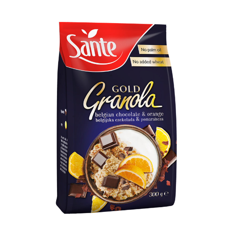 Sante Granola Gold with Chocolate & Orange - 300g
