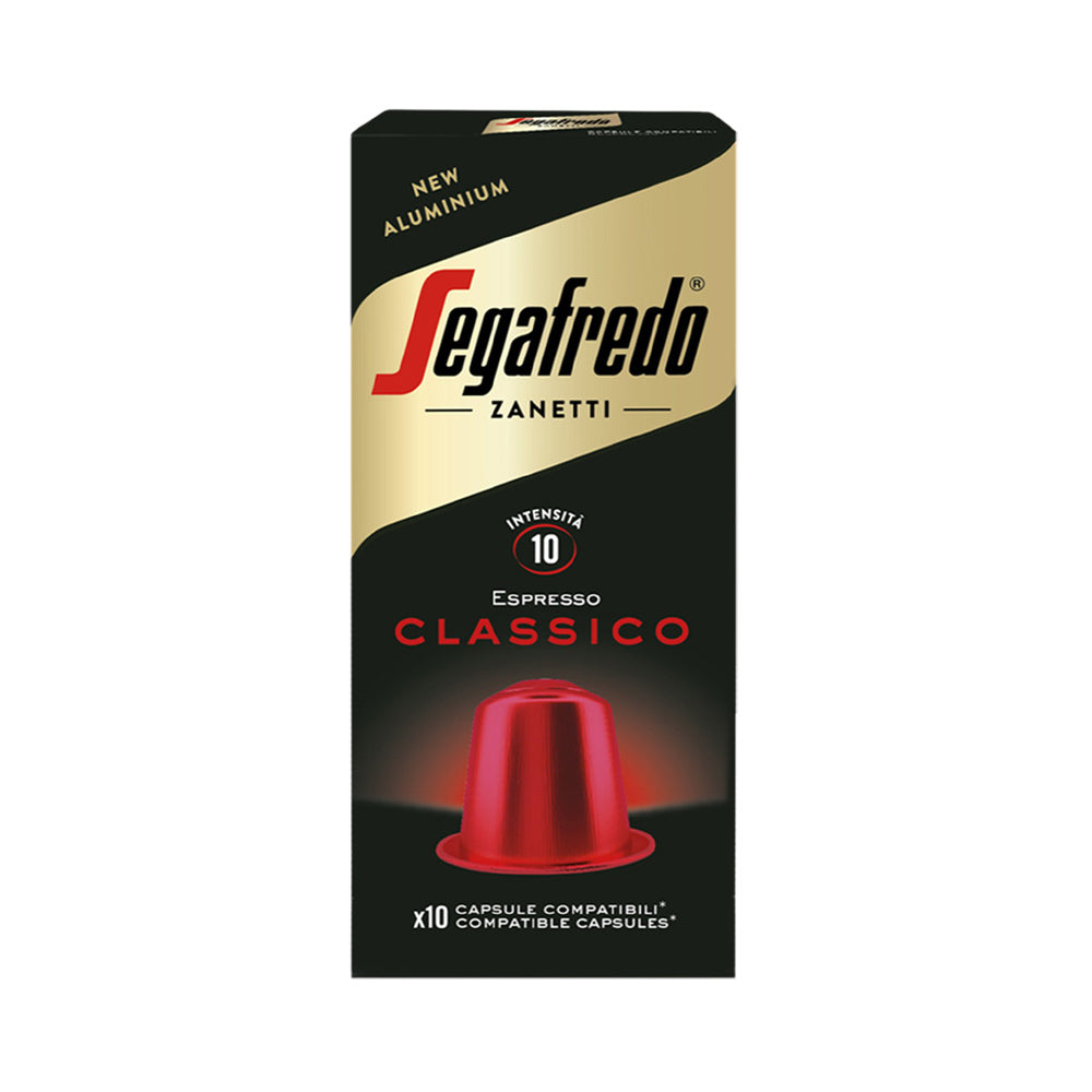 Segafredo - Nespresso Compatible -Aluminium Caps - Classico - 10 capsules