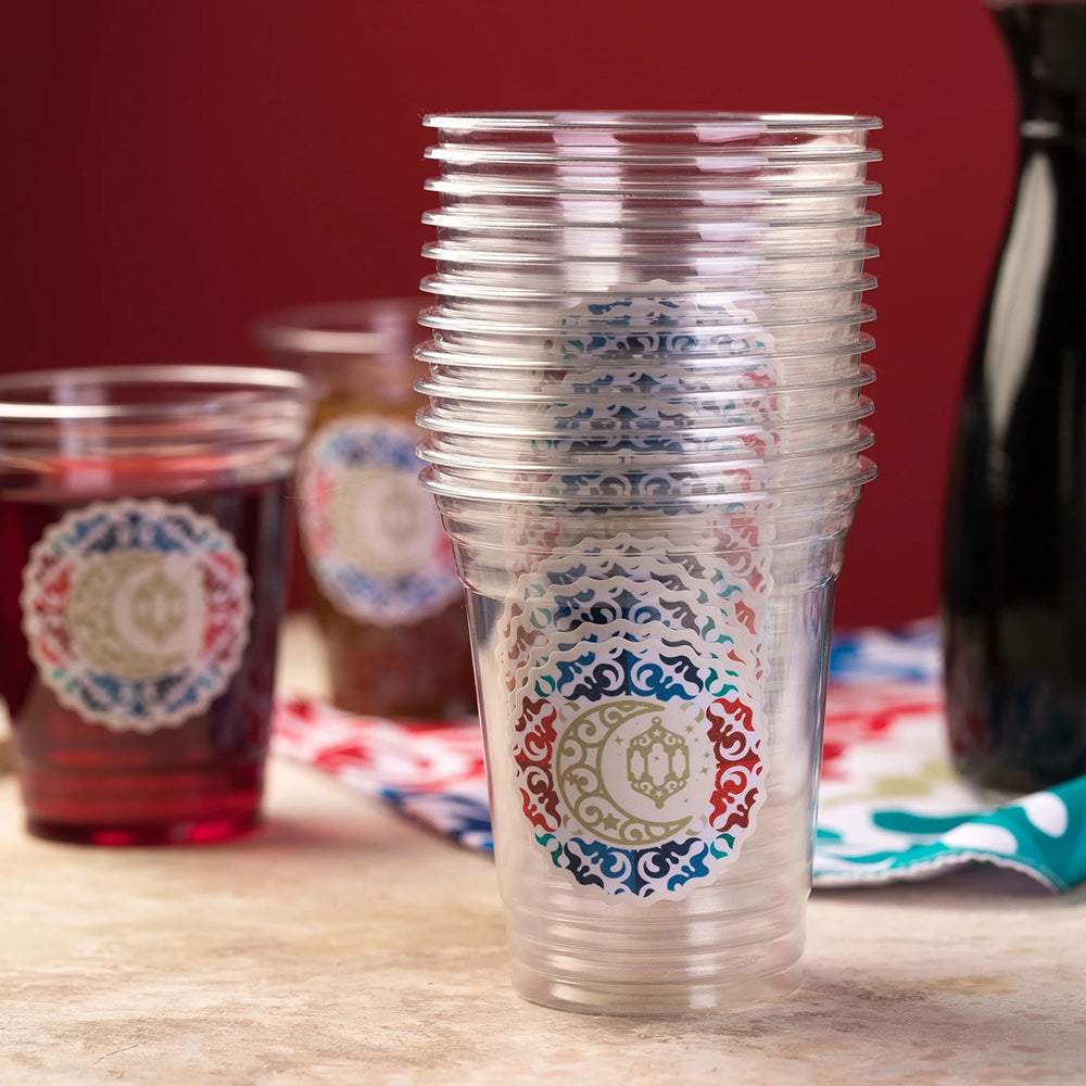 Set of 12 Disposable Plastic Cups - Mesk Design