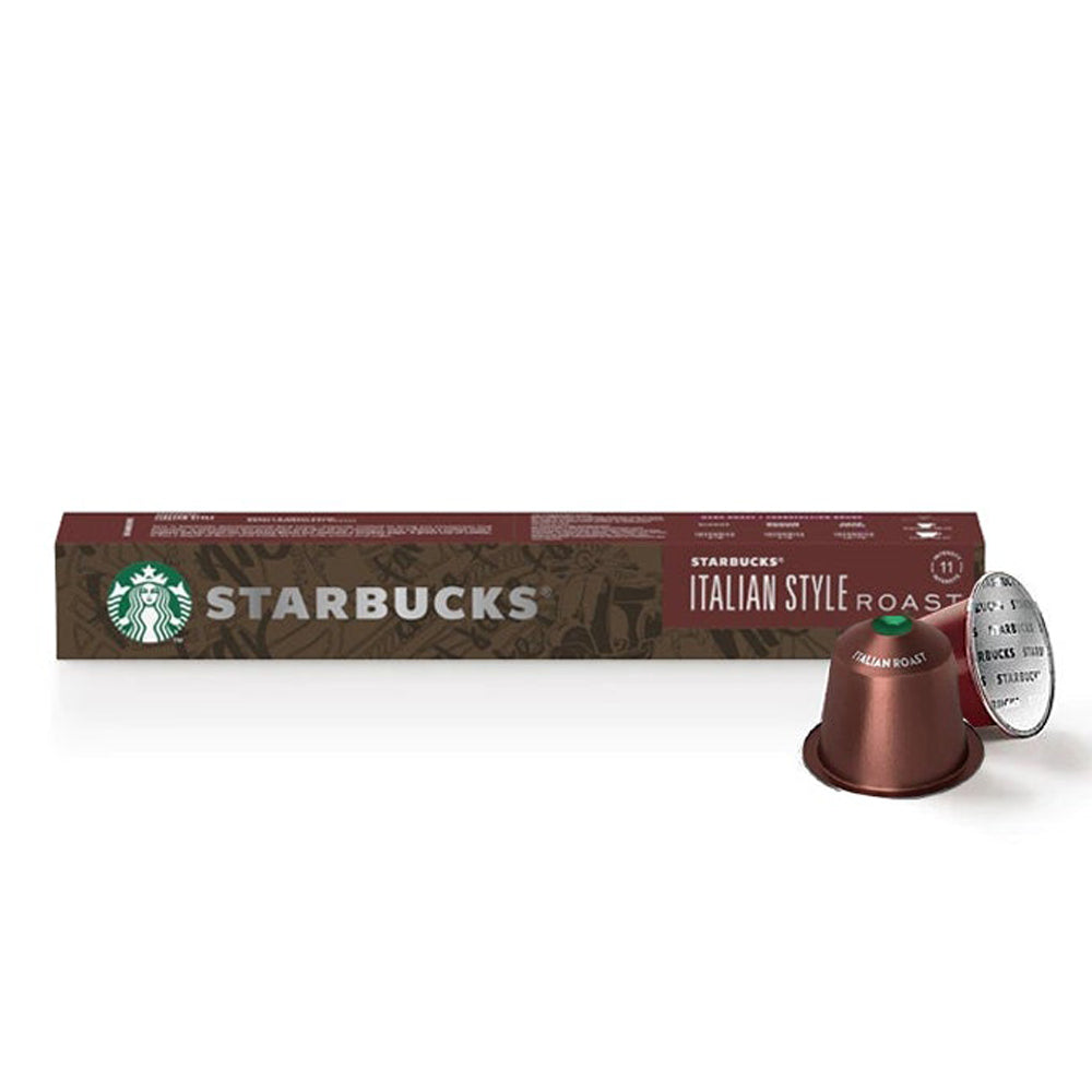Starbucks Nespresso Compatible Italian Style Roast Pods - 10 Capsules