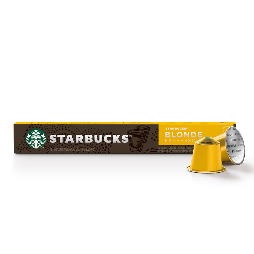 Starbucks Nespresso Compatible Blonde Roast Pods - 10 Capsules