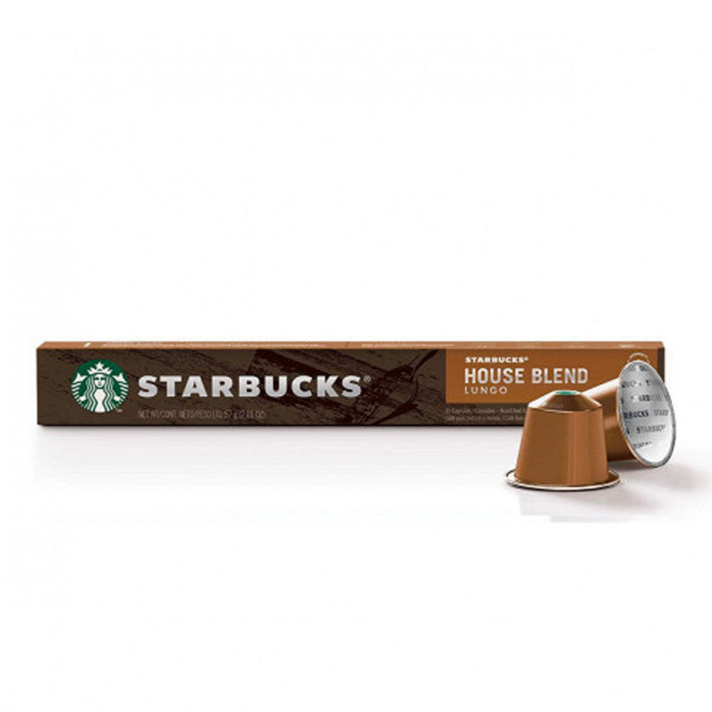 Starbucks Nespresso Compatible House Blend Pods - 10 Capsules