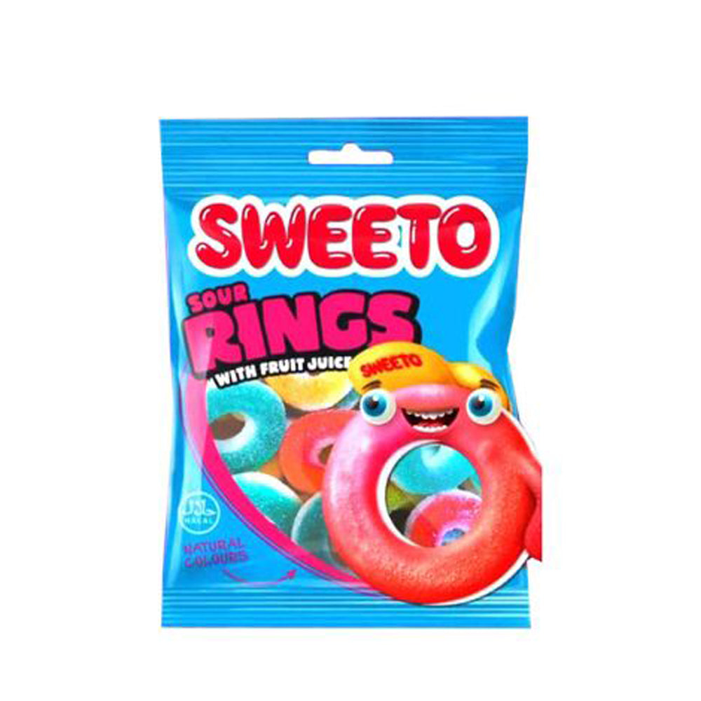 Sweeto - Sour Rings - 80g