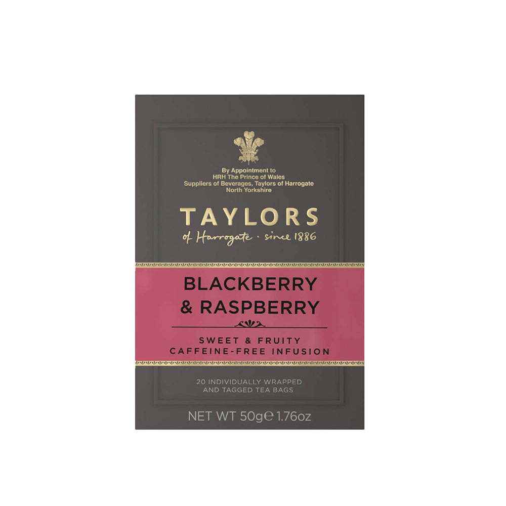 Taylors of Harrogate - Blackberry & Raspberry Infusion Tea - 20tb