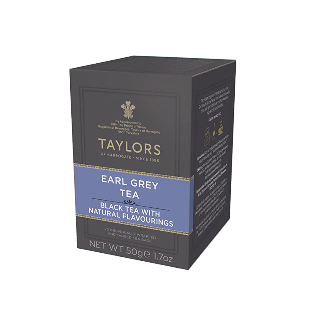 Taylors of Harrogate - Earl Grey - Black Tea with Natural Flavorings - 20 tb
