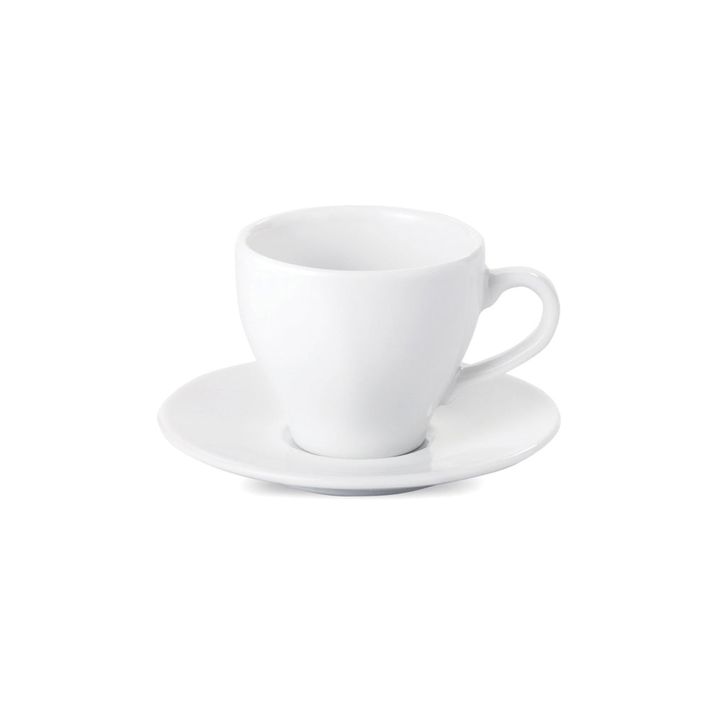 Cafe Style Porcelain Tea Cup with underline