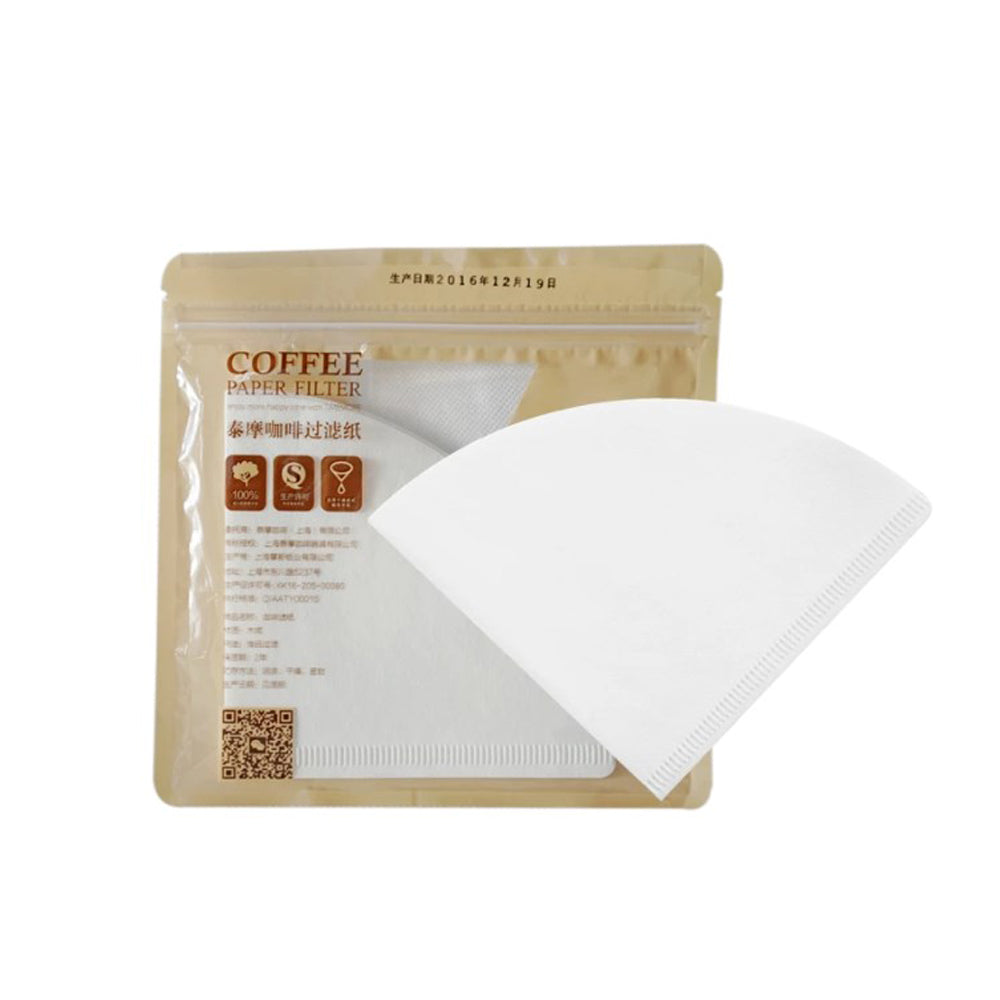 TimeMore - Filter Paper - 02-V60- White - 2-4 Cups - 100 sheets
