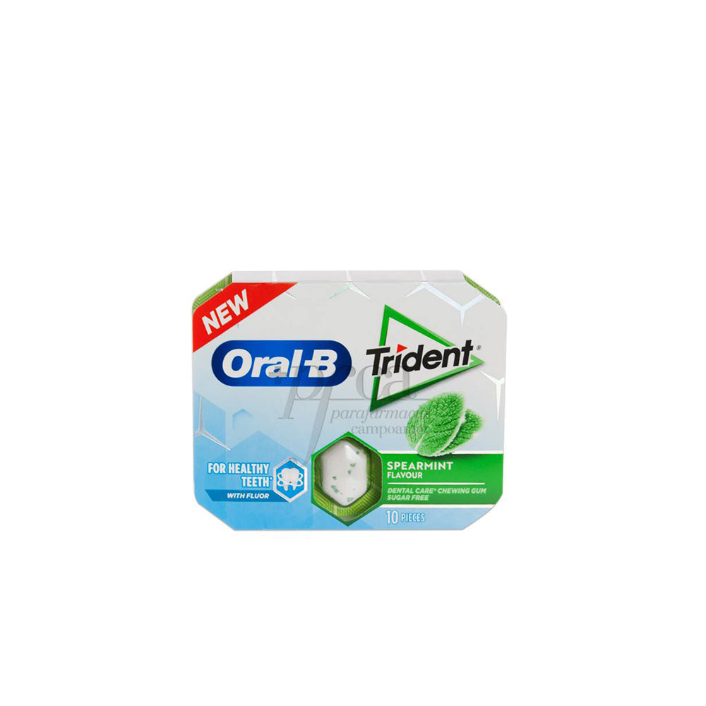 Trident -Oral-B Spearmint Gum - 10 pieces