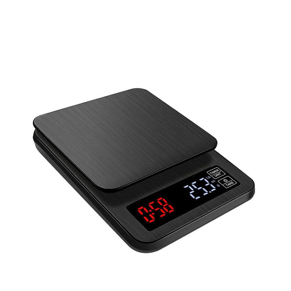 USB operated Coffee scale with Timer - Black