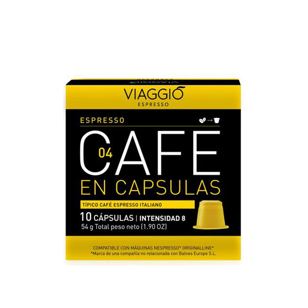Viaggio Cafe - Nespresso Compatible - Espresso - 10 capsules
