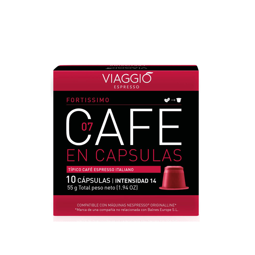 Viaggio Cafe - Nespresso Compatible - Fortissimo - 10 capsules