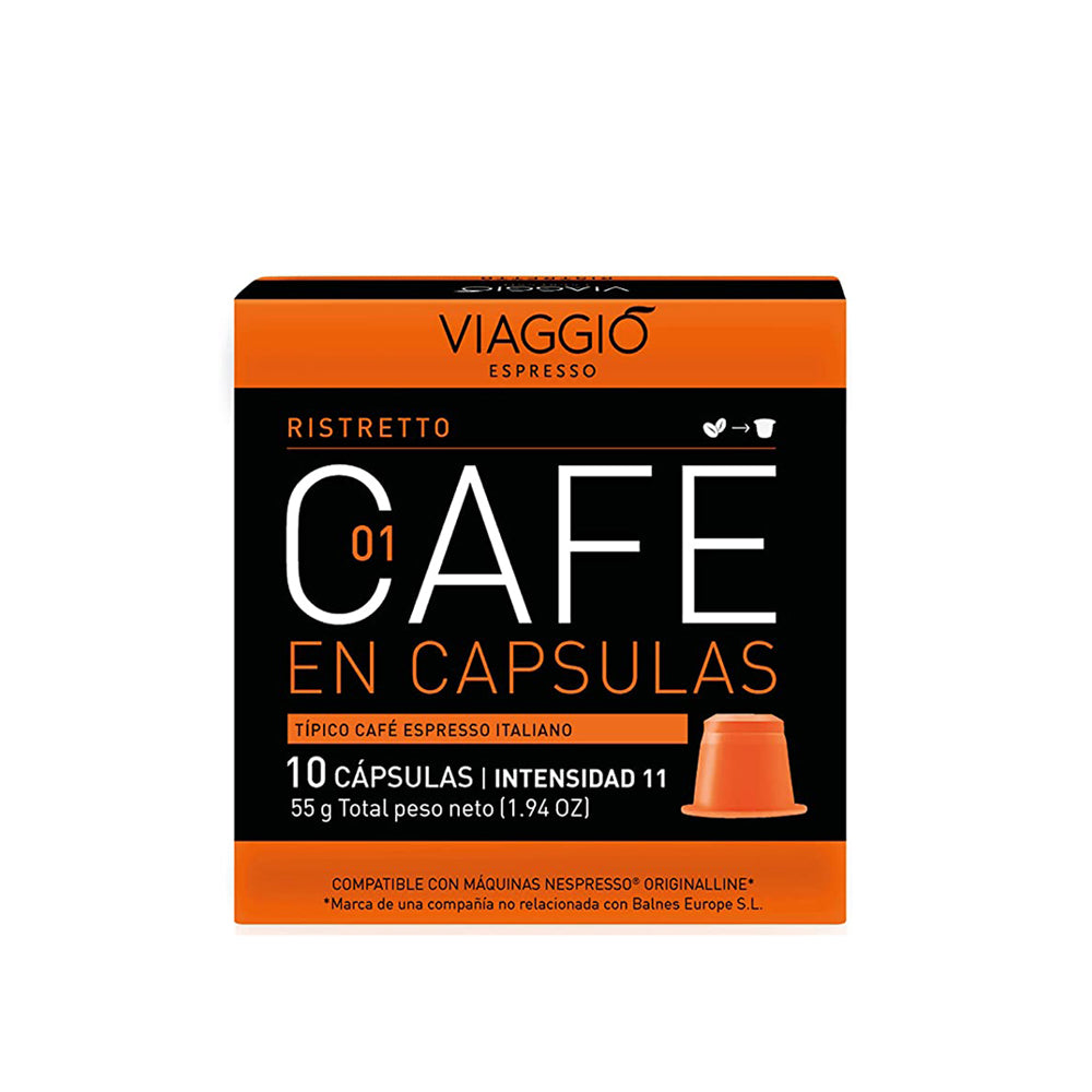 Viaggio Cafe - Nespresso Compatible - Ristretto- 10 capsules
