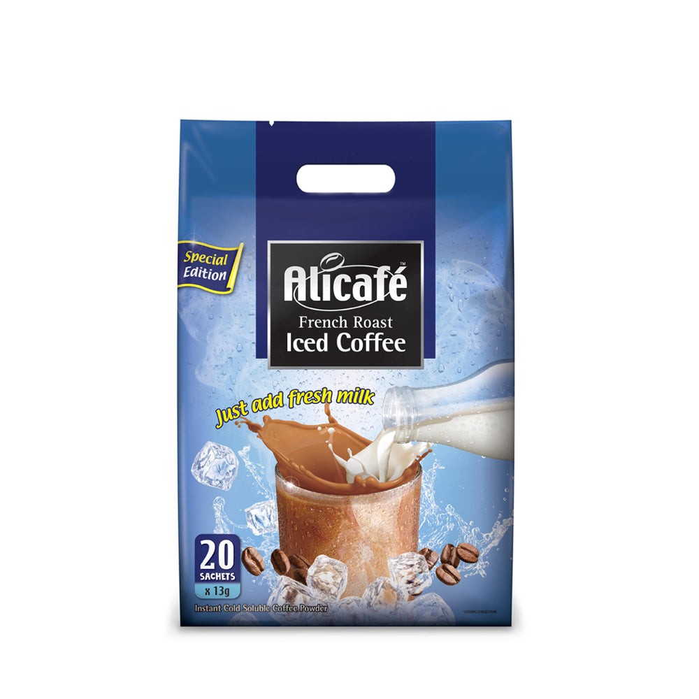 Alicafe - French Roast Iced Coffee - Instant Coffee - 20 sachets